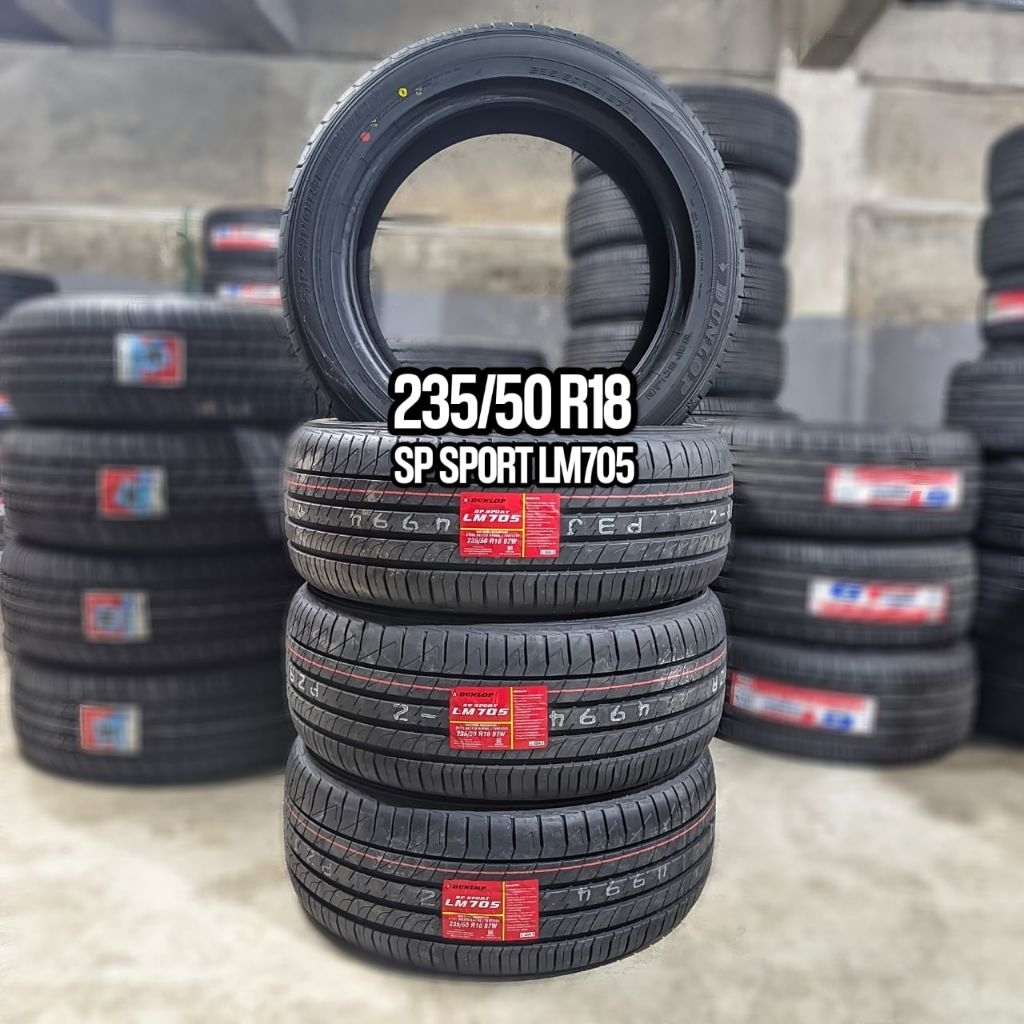 BAN BARU 235/50 R18 DUNLOP LM705