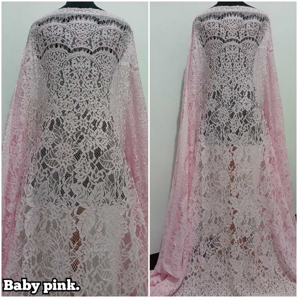 kain brokat semi francis fatmawati nillon lembut isi 2,5 meter x 1.5 meter,bakal kebaya brokat  bali