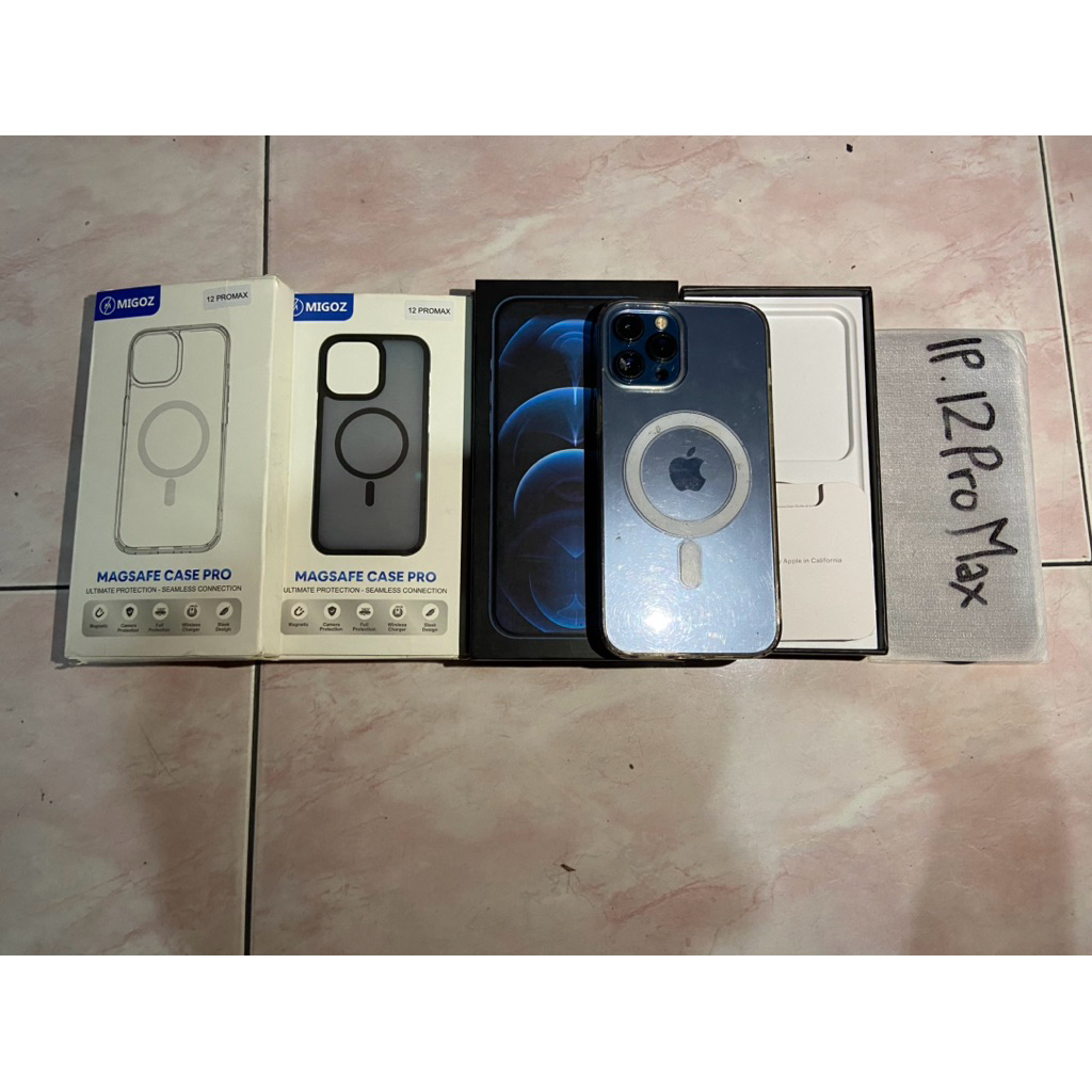 iPhone 12 Pro Max 256Gb iBox - Bekas Original - Fullset