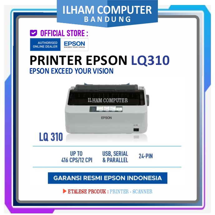 Epson LQ 310 / LQ310 Dot Matrix Printer