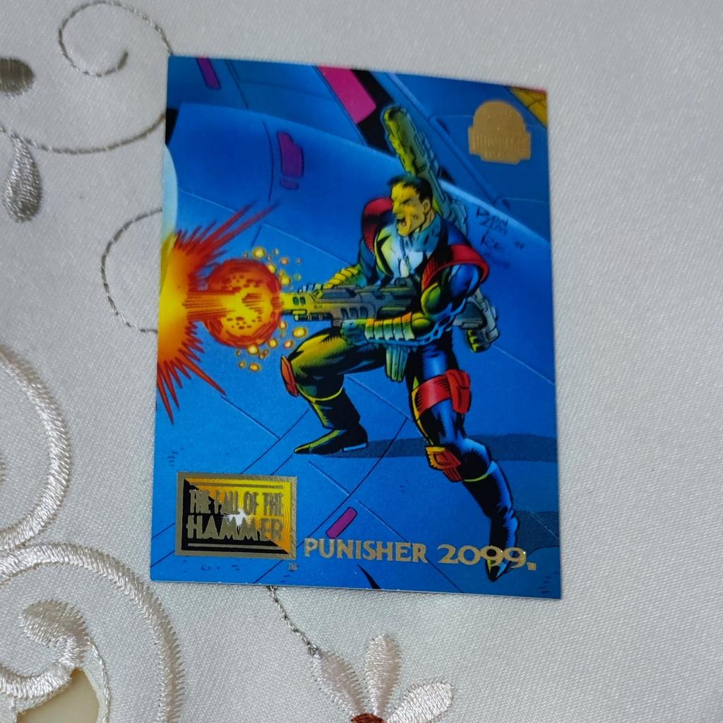 Marvel Universe PUNISHER 2099,The Fall of The Hammer, kartu Marvel 1994 #87
