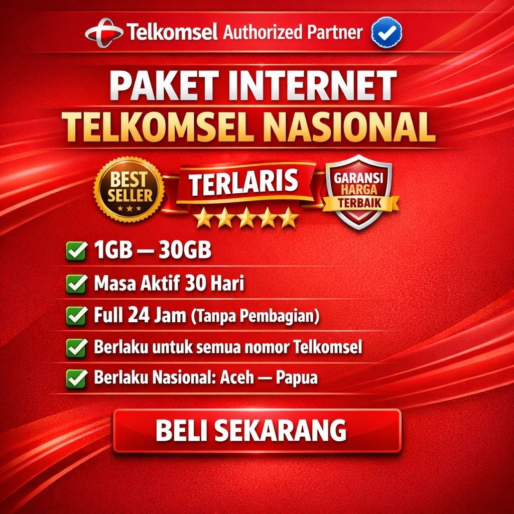 Paket Data Telkomsel 30 Hari | Paket Internet Telkomsel | Kuota Internet Telkomsel | Simpati & Kartu