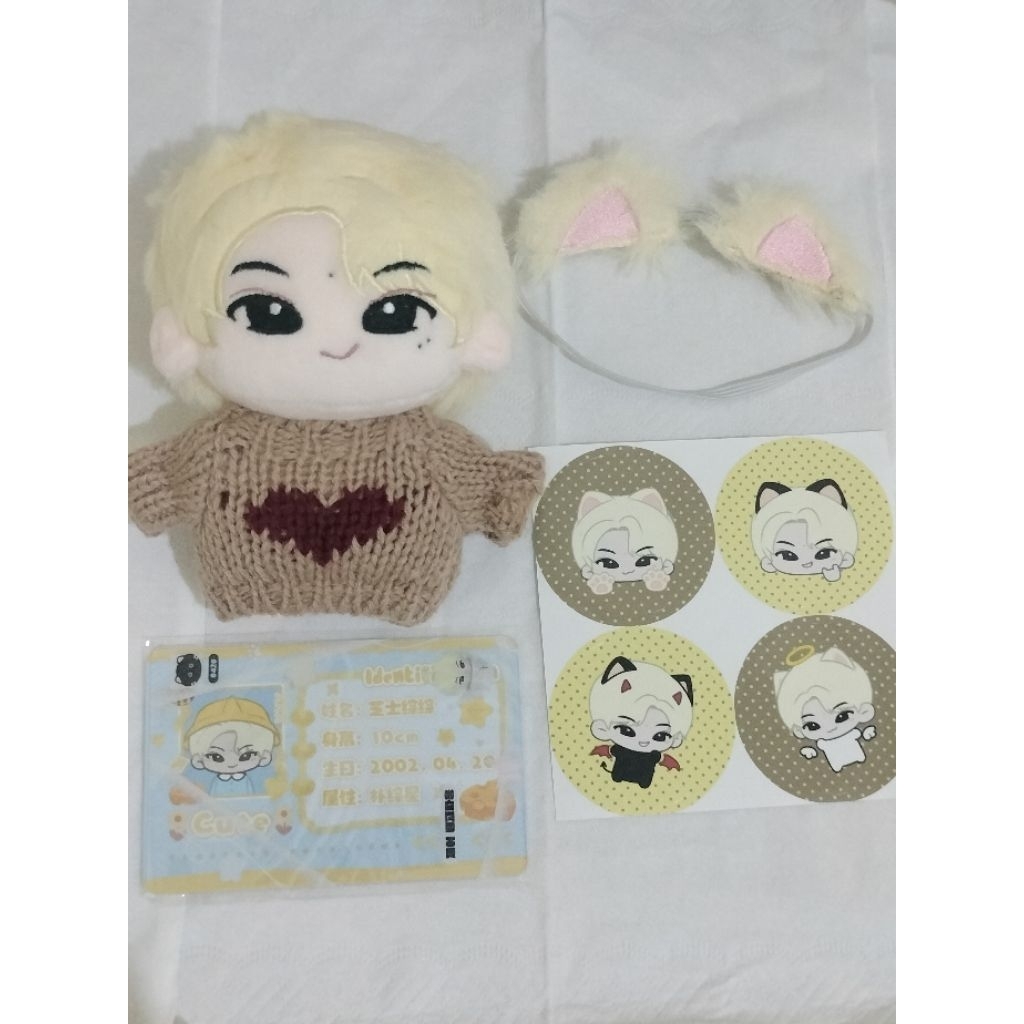 doll jay enhypen, cheese zongzong 10cm