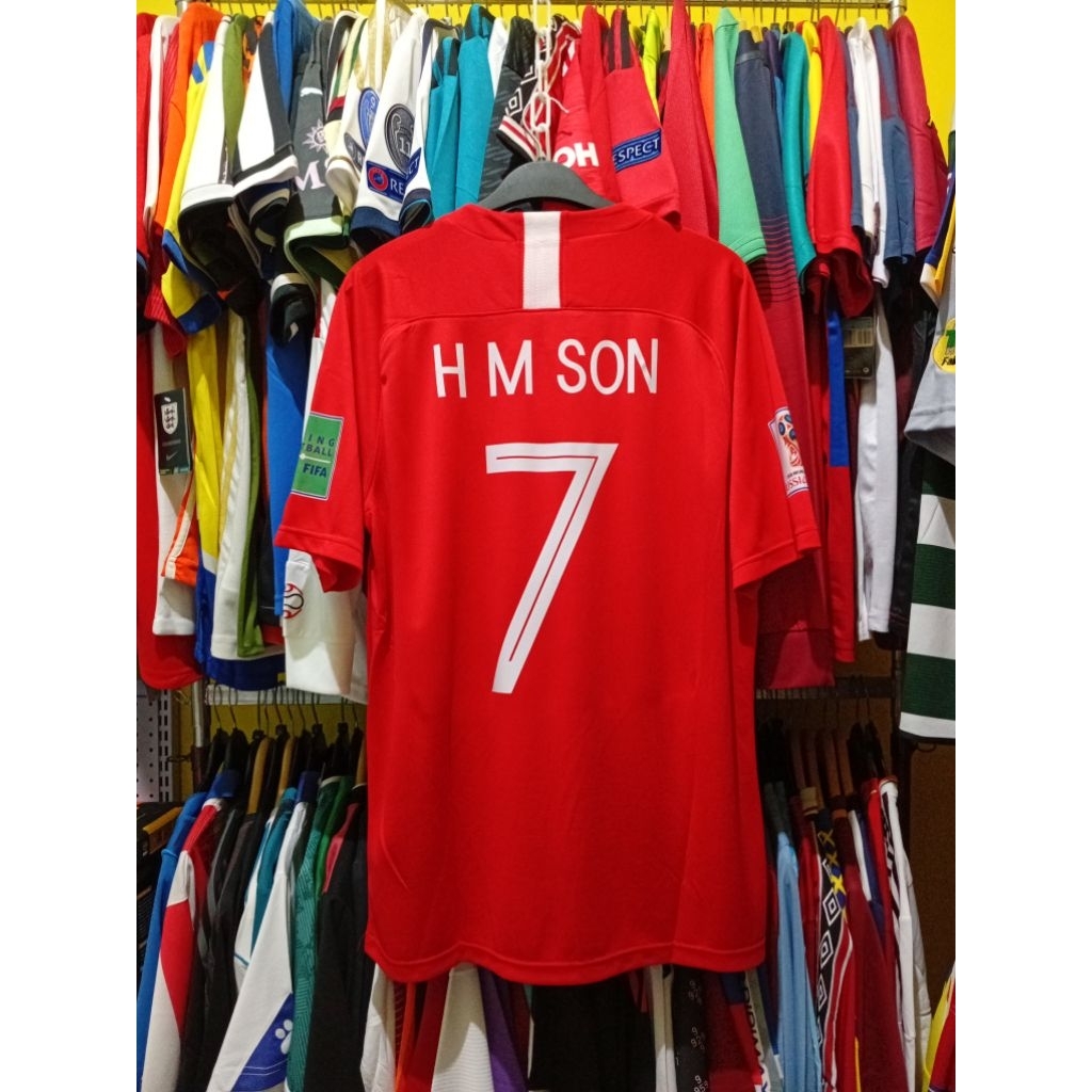JERSEY BOLA GO KOREA 2018 KANDANG SON 7 PIALA DUNIA