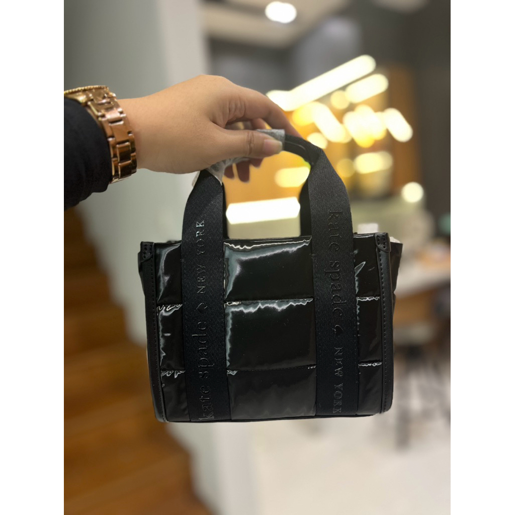 ks kip puffy fabric - tas ks kip mini tote