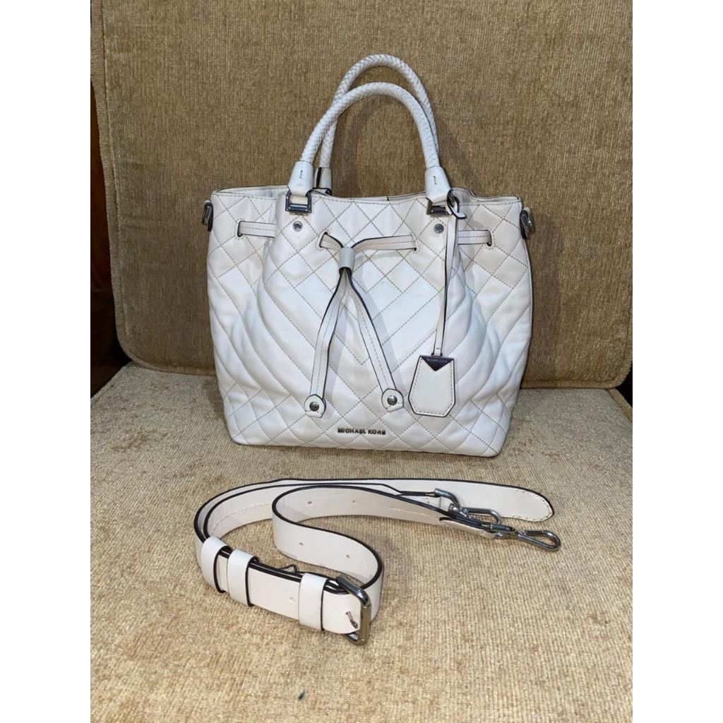 Preloved Authentic MK Whitney Quilted