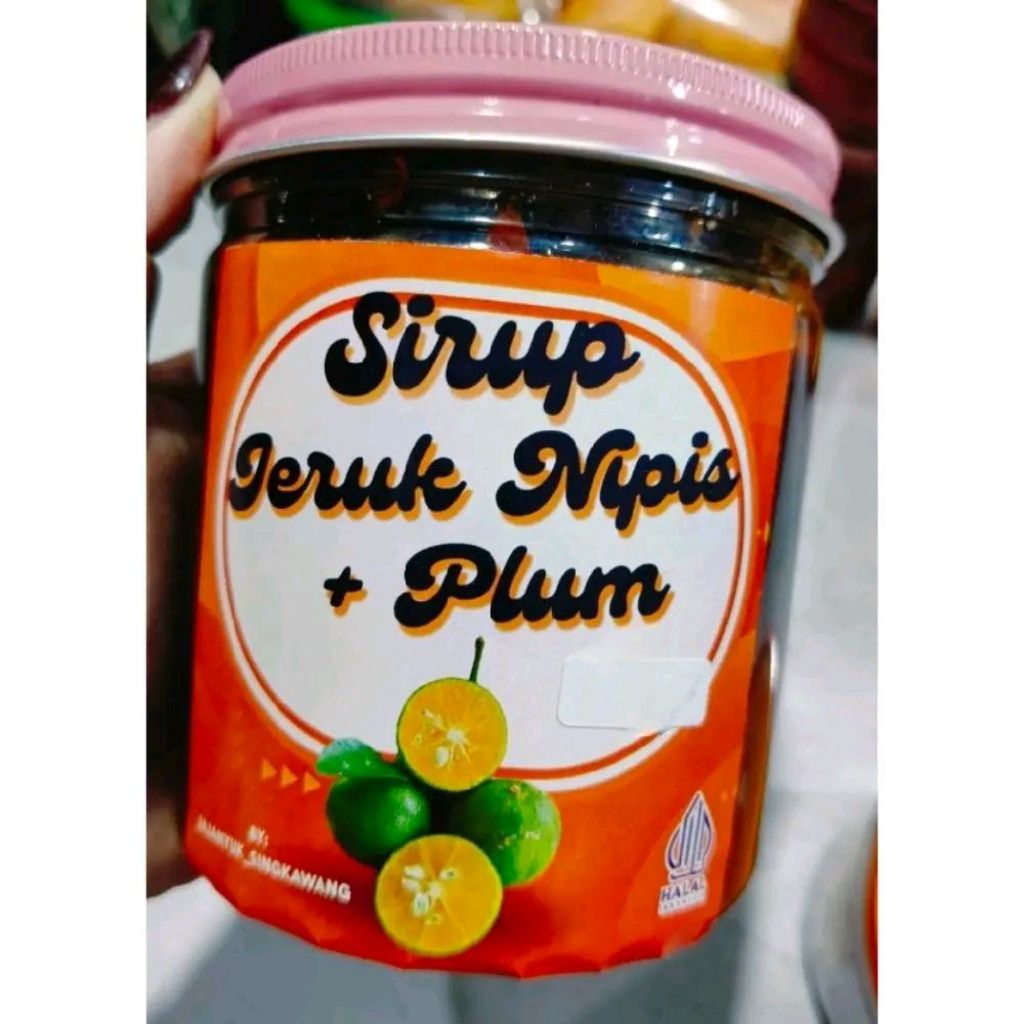 Sirup Jeruk Nipis dan Plum / Syrup Jeruk Nipis / Sirup Sengkit / Sirup Jeruk Khas Pontianak
