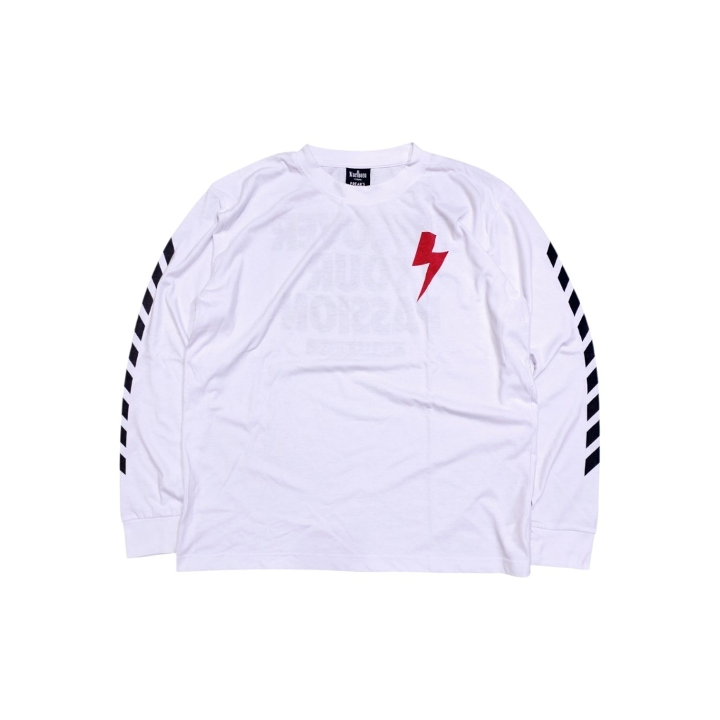 kaos oblong panjang tangan marlboro x freak store mantap