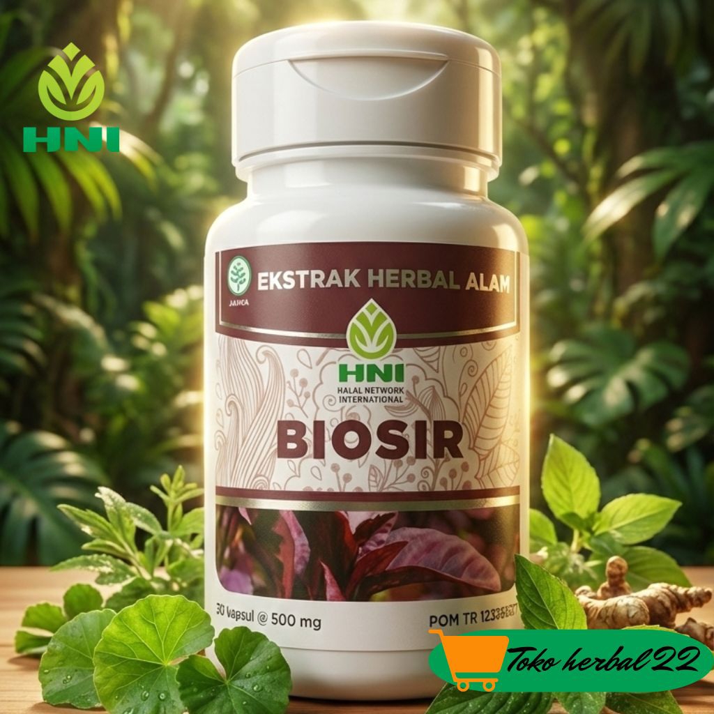 Biosir HNI HPAI Original Kapsul Pereda Wasir Ambeien Herbal BPOM Halal MUI