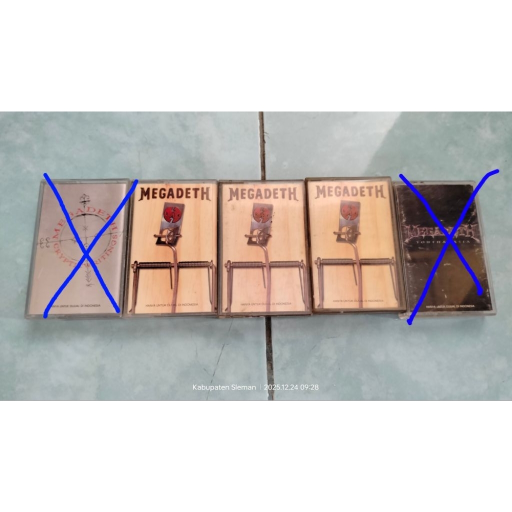 kaset Megadeth Trash Metal
