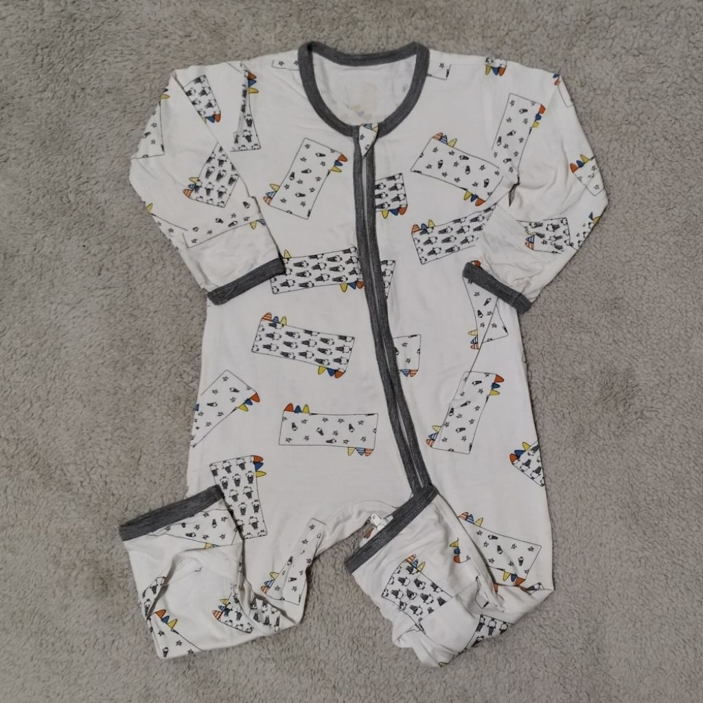 LIKE NEW PRELOVED Sleepsuit Bayi Baju Tidur Baby Baabaasheepz Baabaa baba rare motif