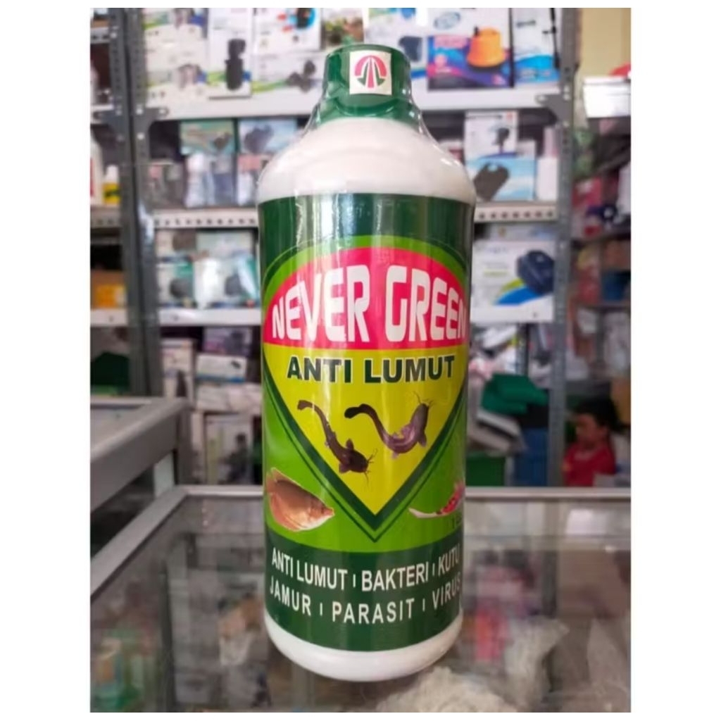 Nevergreen 1liter Anti Lumut Kolam Obat Ikan