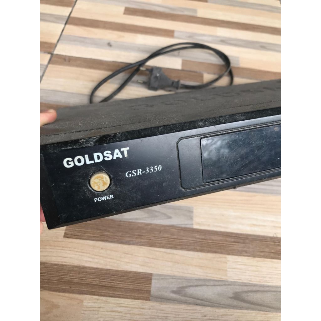 RECIVER GOLDSAT 3350 MINUS/RUSAK COCOK BAHAN OPREKAN