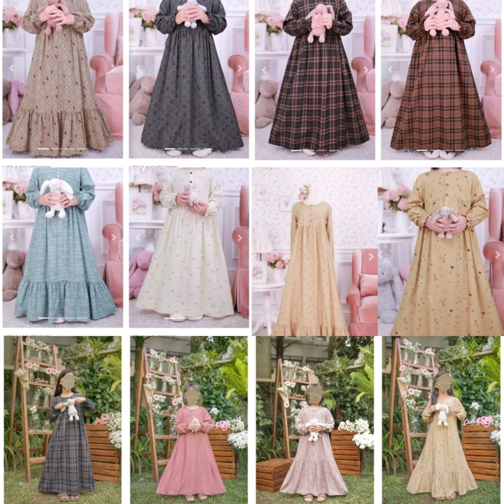Gamis Ditsy Januari Ditsy Reject Sale  Ditsy Moslem Little Ditsy Veil by Ditsy Official