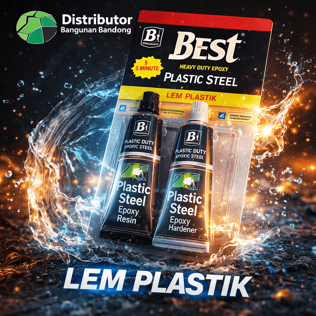 Lem Plastik Steel Shimitsu
