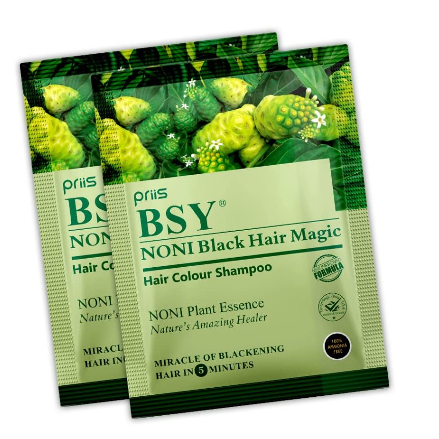 Noni Semir Mengkudu ( sampo penghitam rambut)