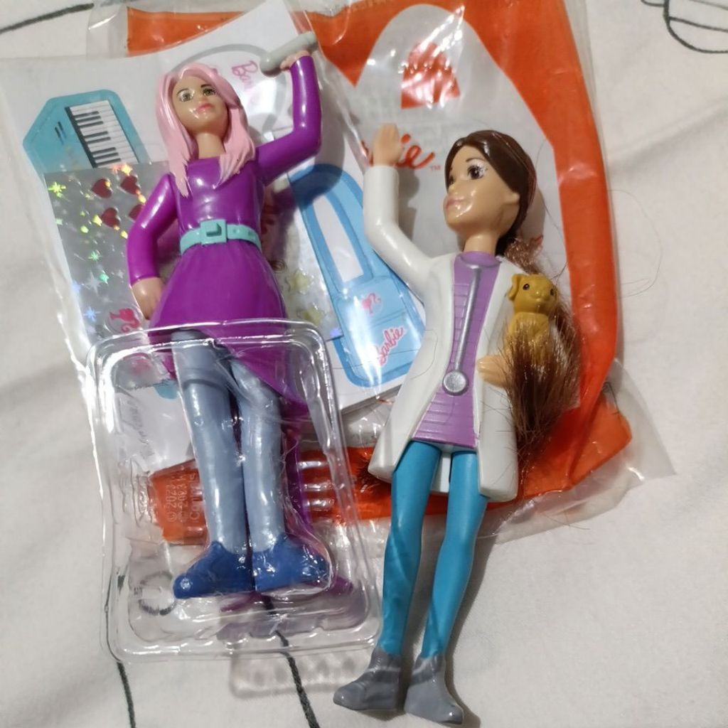 GET 3!! Maiman anak cewek figur barbie mekdi