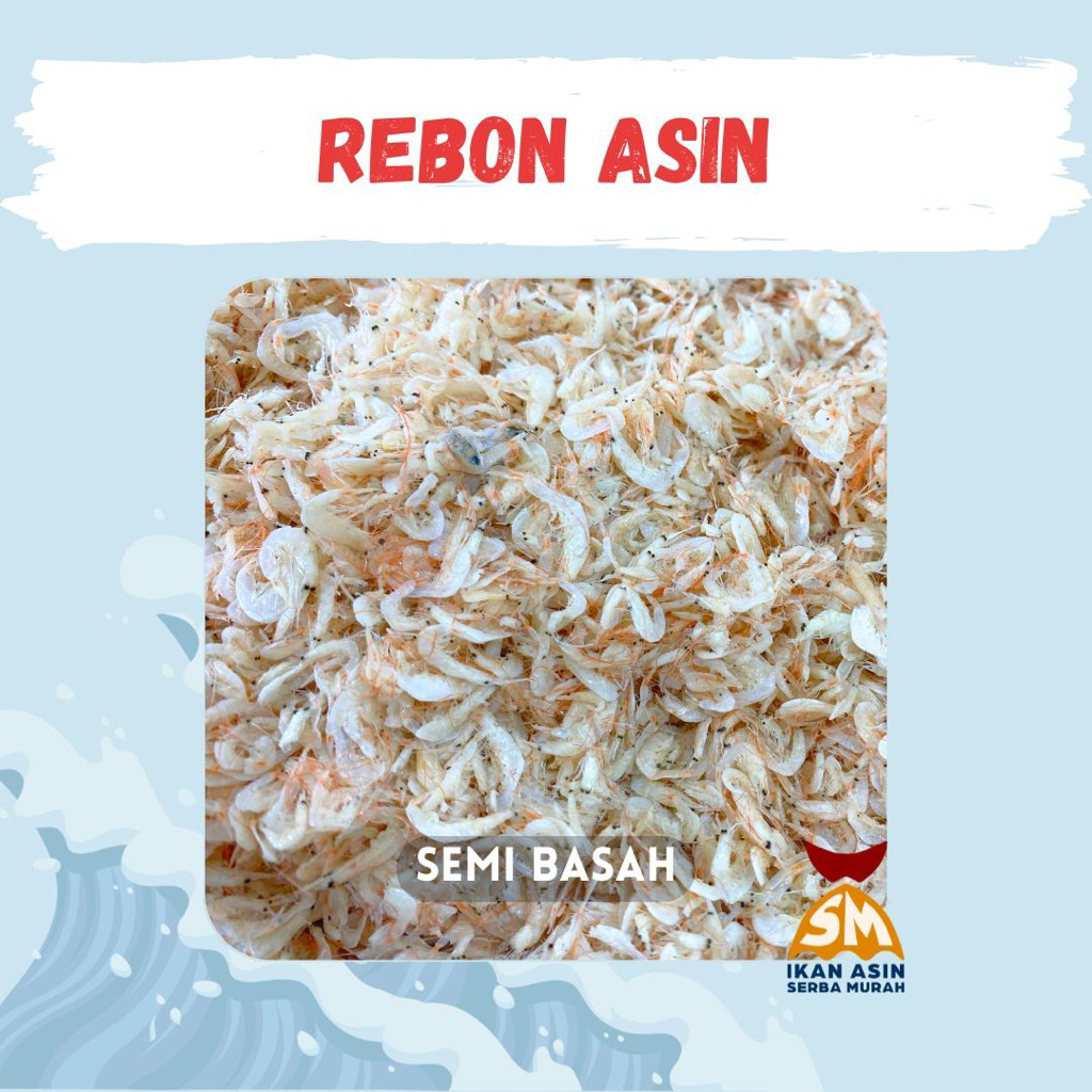 Udang Rebon Asin | Rebon Halus | Ikan Asin