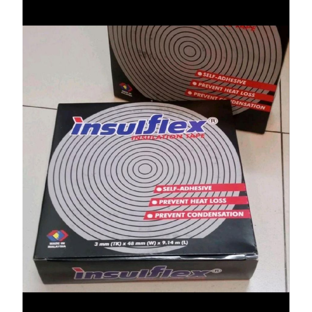 insulflex foam tape 2"inch/lem insulasi pipa AC tembaga