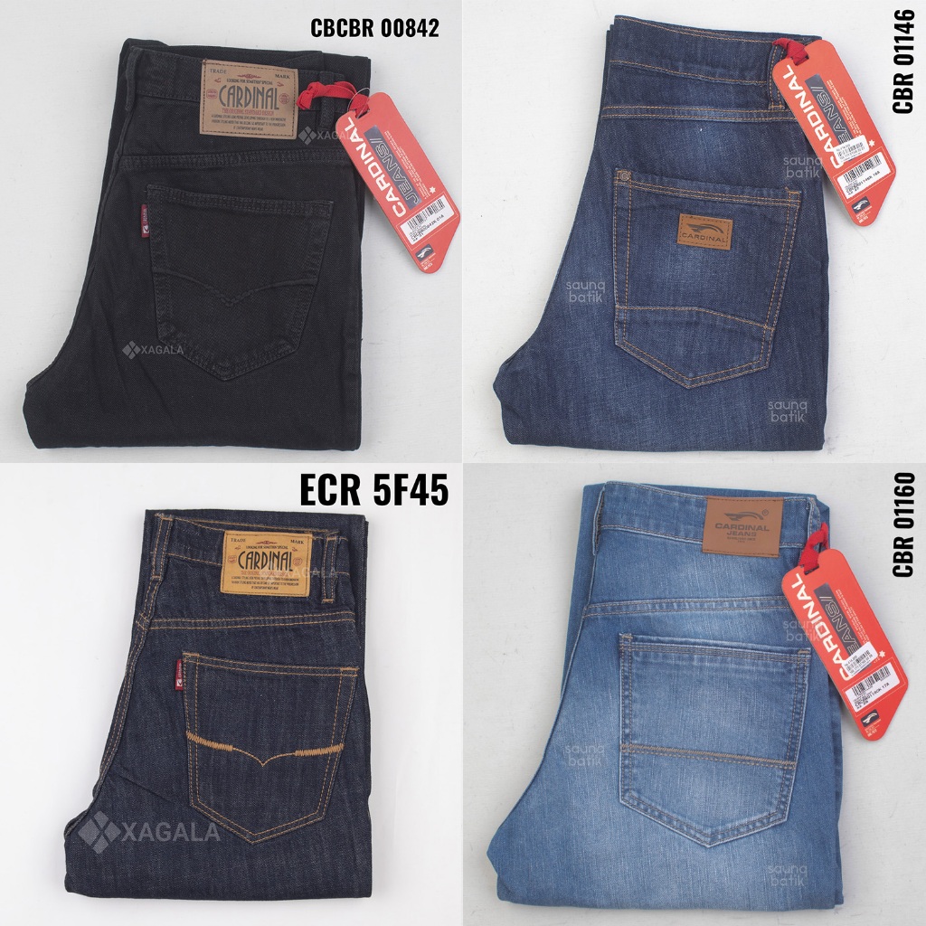 CELANA JEANS PRIA CARDINAL REGULAR CBCBR