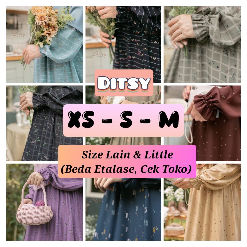 Ditsy Maret Taana Navy Tabitha Rosewood Moranna Peach Nectar Ditsy Terbaru Little Ditsy Nightgown