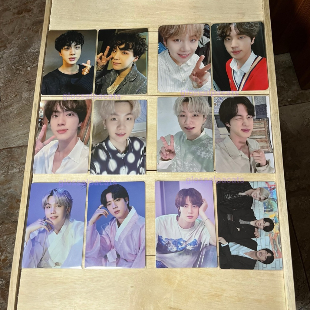 aab yoonjin yoongi suga seokjin jin mpc mini pc photocard army bomb ver.3 mots se armykit 9th ptdos 