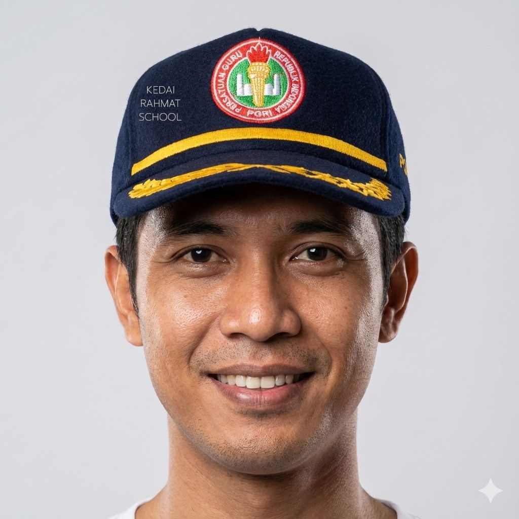 Topi PGRI Korpri Golongan 1 2 3 PDH PNS ASN Dinas Guru Bahan Jaring Double Mesh