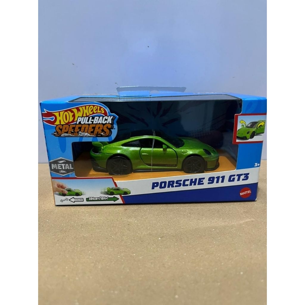 hot wheels porsche 911 gt3 pullback speeder