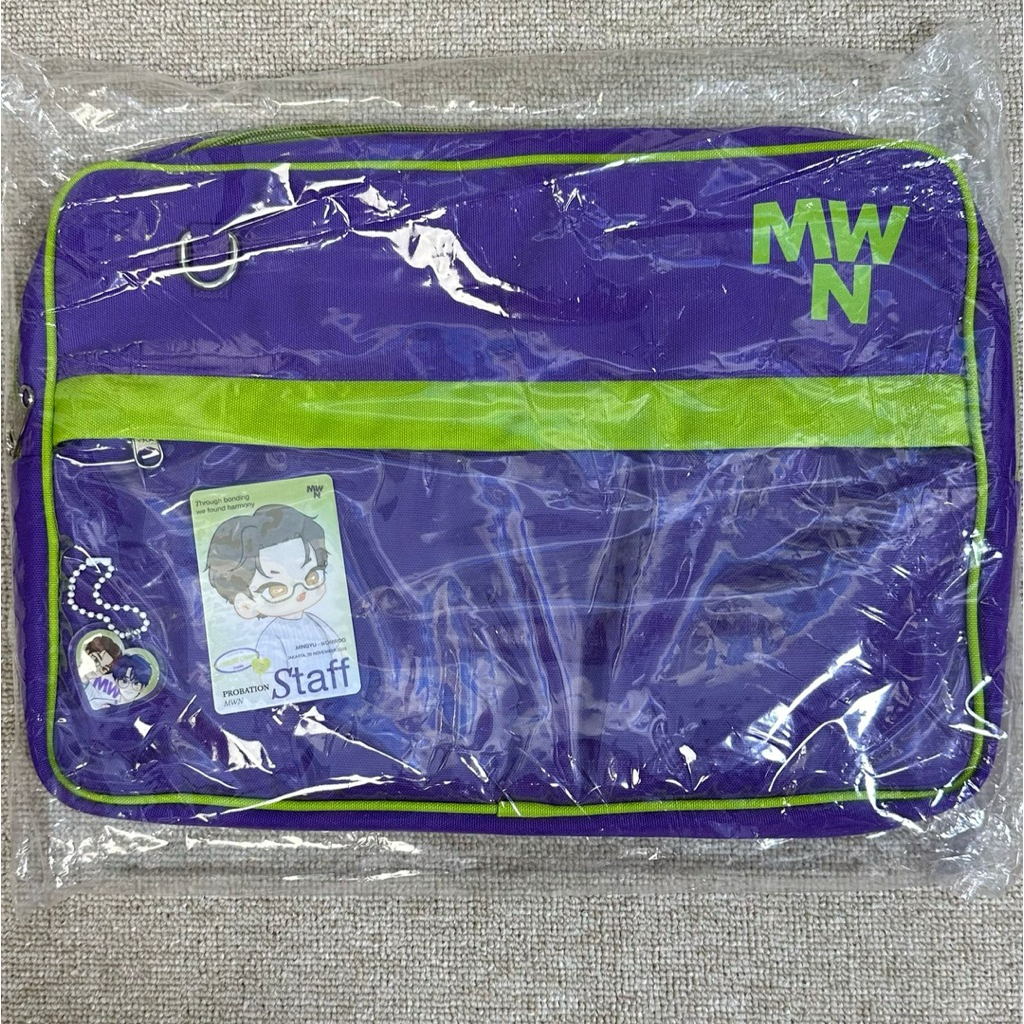 [READY]MINWON LAPTOP BAG MADE WITH NOIR BAG WONWOO ACCORDION THE FACE SHOP HAPPY BURSTDAY PHOTOCARD 