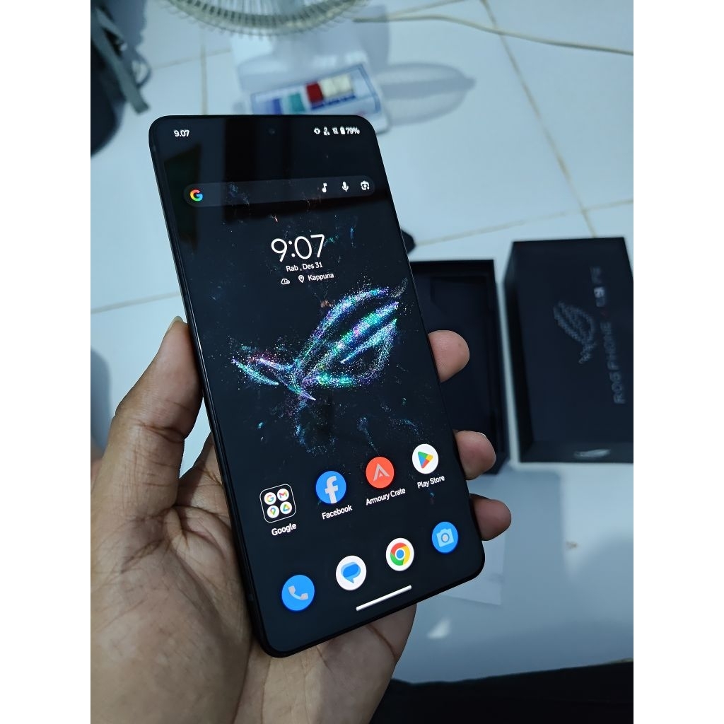 ASUS ROG Phone 9 FE 12/512gb second Garansi resmi on