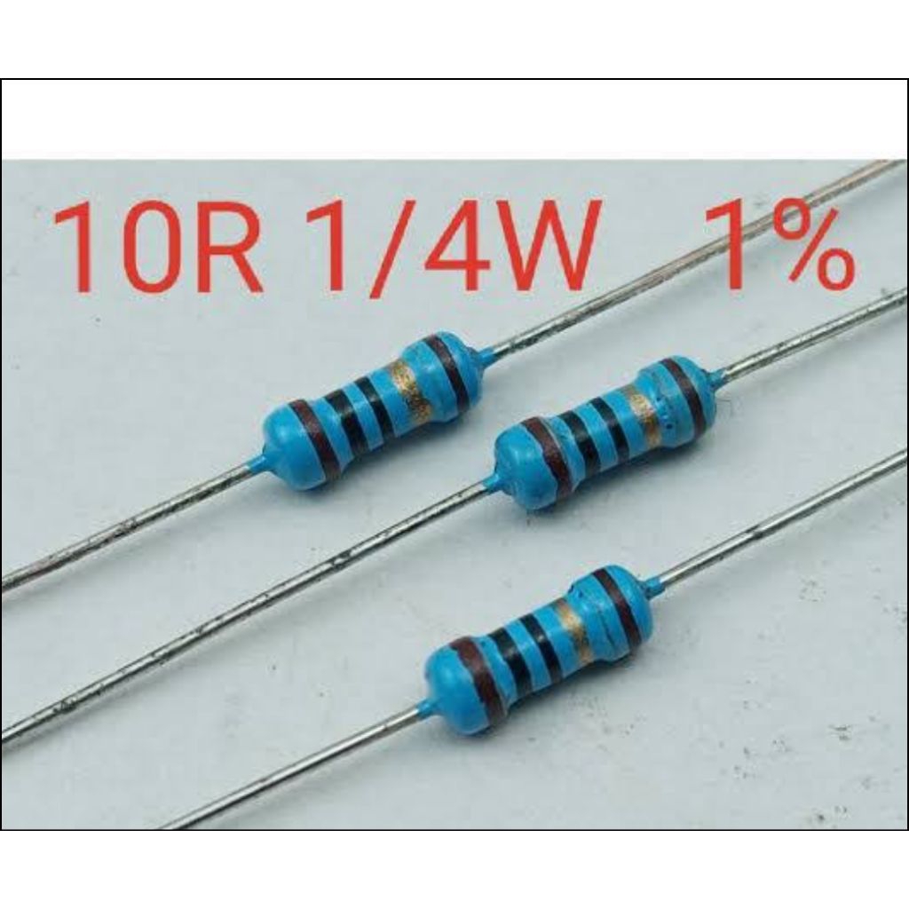 RESISTOR 10 OHM RESISTOR METAL FILEM 10ohm ½WATT
