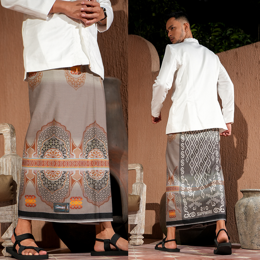 Sarung Sapphire Premium KWS Kawung Songket