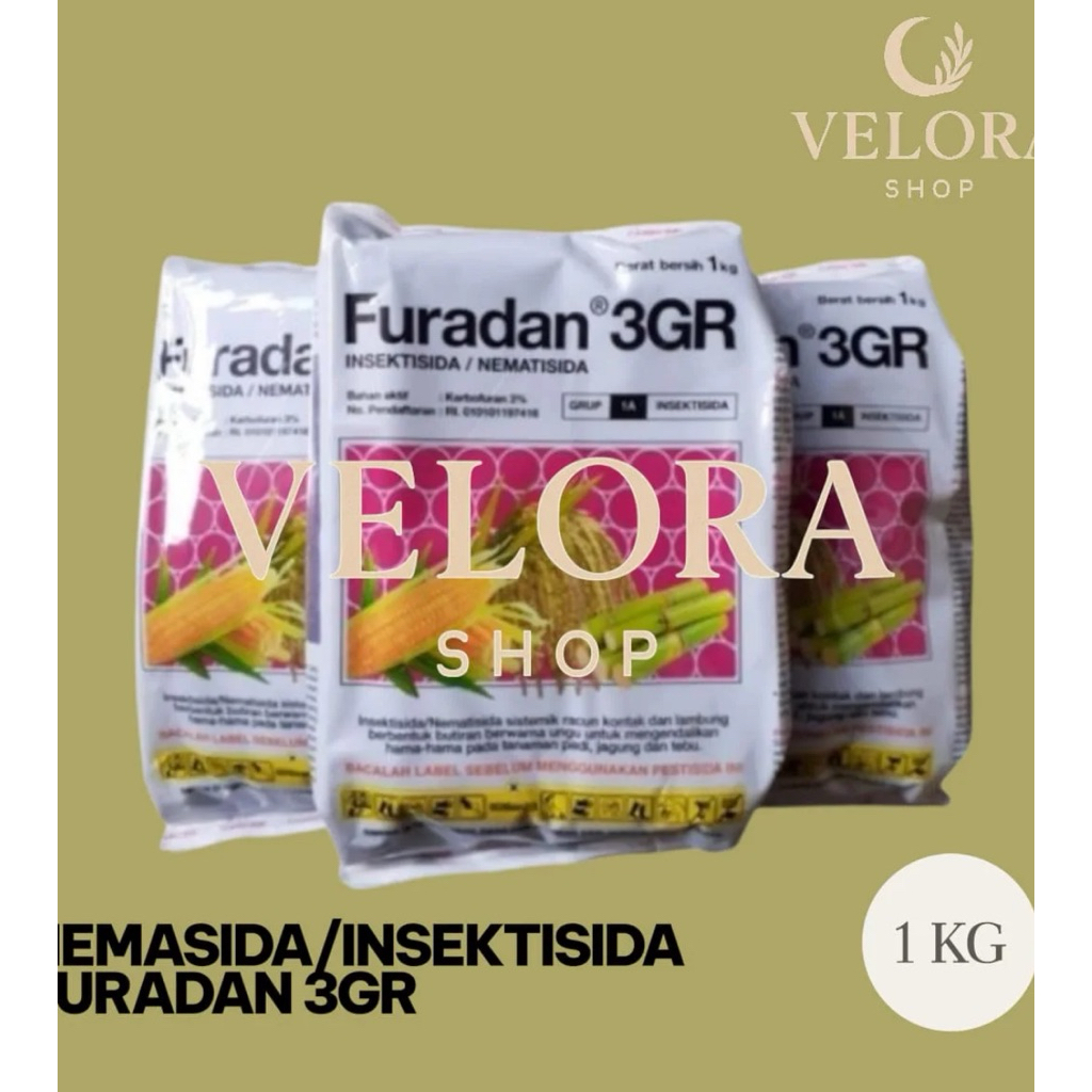 Diskon Furadan 3GR 1kg Insektisida Nematisida 1 Kg Puradan Hama Kemasan Asli