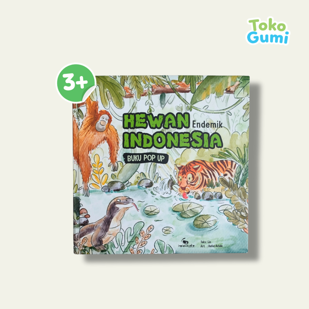 Buku Pop Up: Hewan Endemik Indonesia - Impian Studio