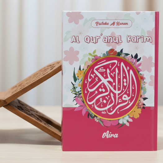 Al Quran Custom Cover Free Tulis Nama Edisi Muslimah - Ukuran A5//A6 Free Tulis Nama