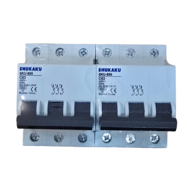 MCB SHUKAKU 3 PHASE / 3P C16 C20 C25 C32 C40 C50 C63