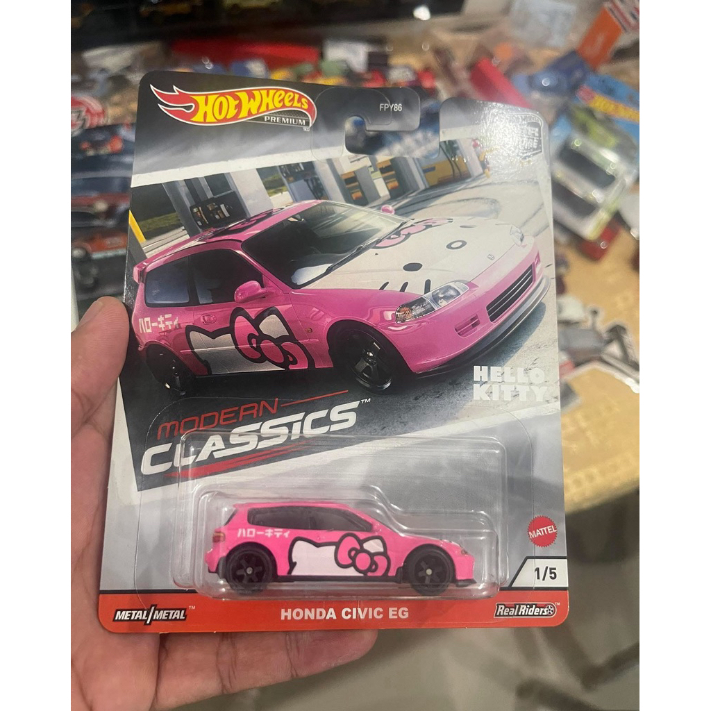 hotwheels hinda civic eg hello kitty