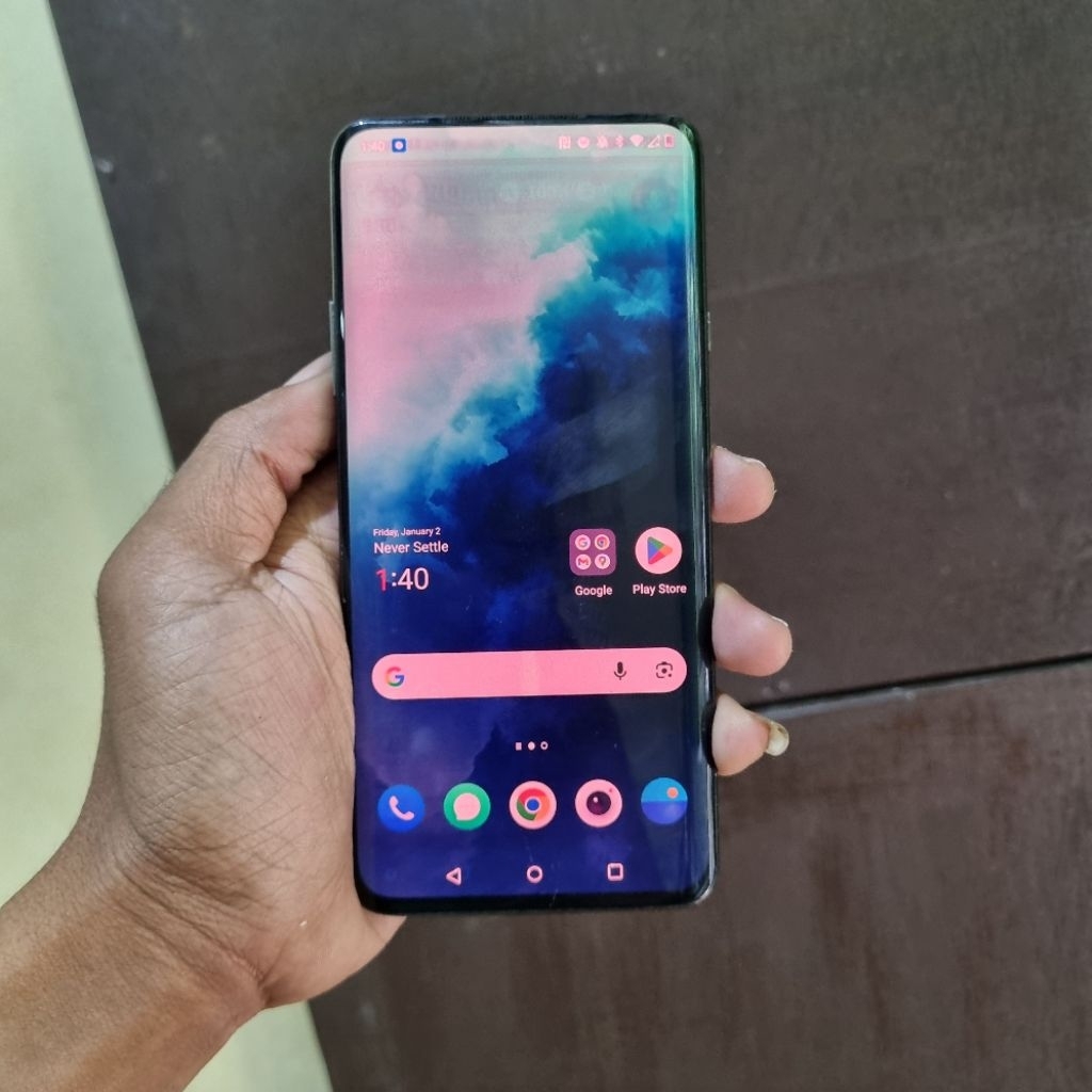 Handphone Second OnePlus 7T Pro Ram 8/256GB