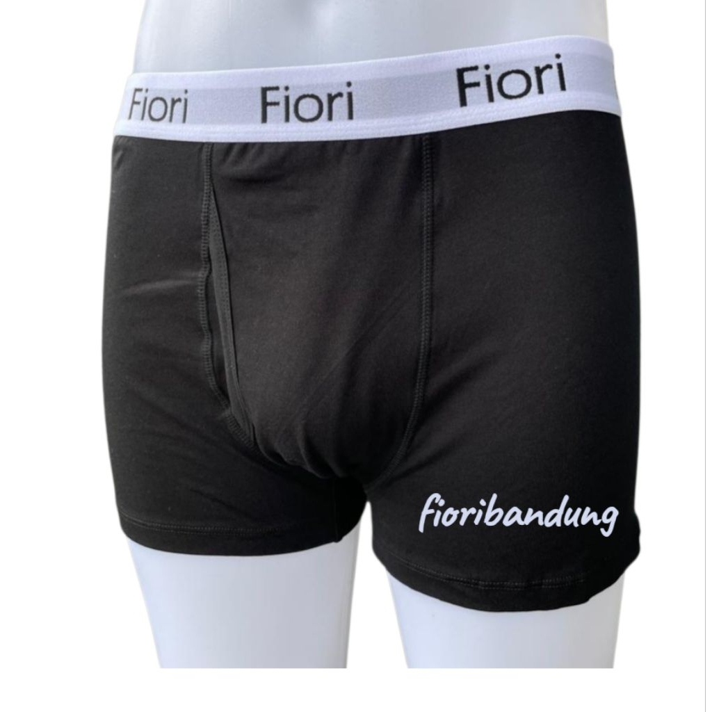 FIORI Boxer ZESIMO Black | Celana Dalam Celana Boxer Pria