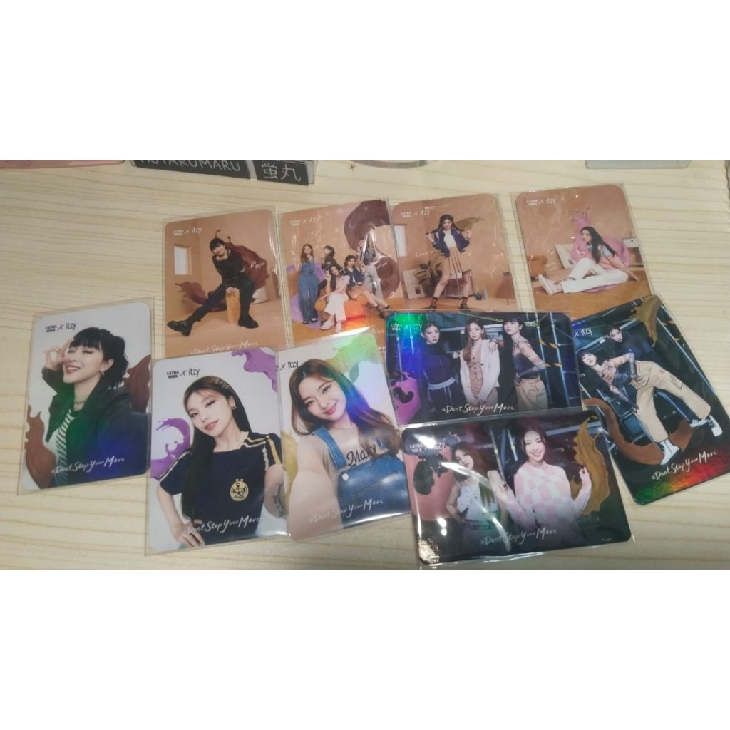 [Merch Official] Photocard Official Ultra Milk X ITZY Murah