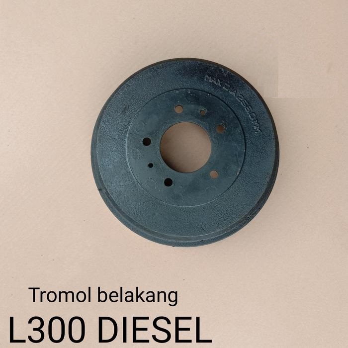 Brake Drum Tromol Belakang Mitsubishi L300 Diesel Kuda Bensin = Kuda Diesel Varian Per Pcs
