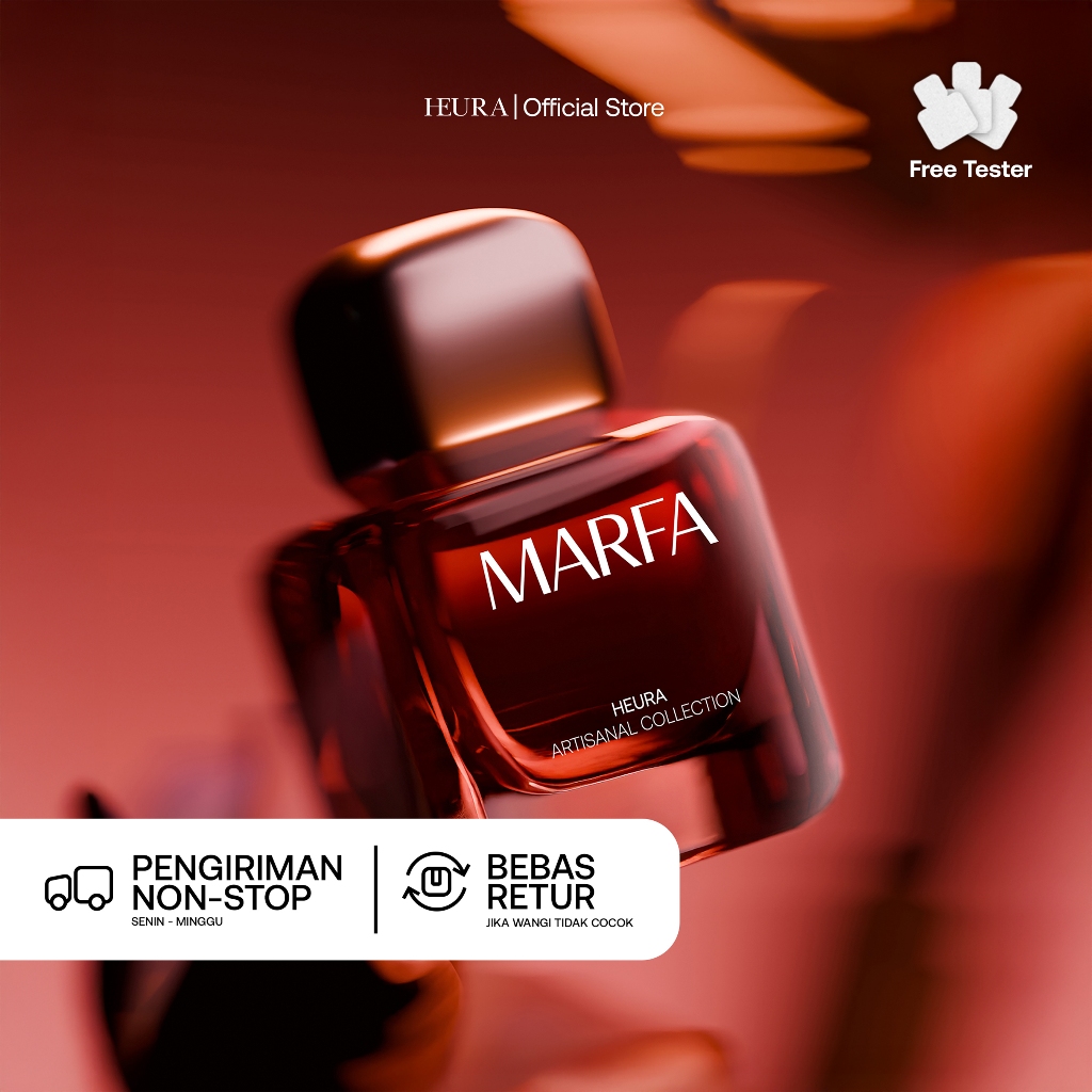 HEURA Marfa - Extrait de Parfum - Aroma White Floral Jasmine Tuberose Mewah Elegant Vanilla Parfum T