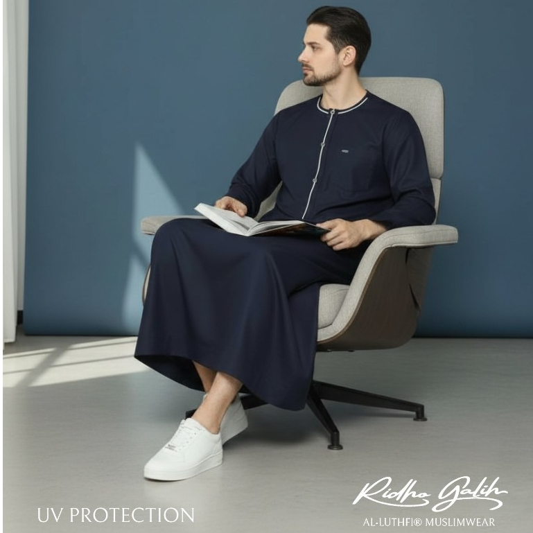 Al-Luthfi | Gamis Pria Premium | Jubah Pria Lengan Panjang TERBARU