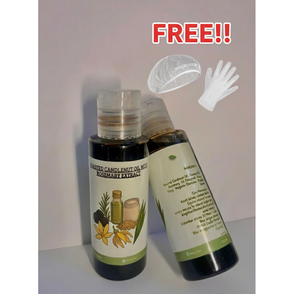 Minyak Kemiri Bakar dengan Ekstra Rosemary / Rosemary Oil/Minyak Kemiri Bakar /Rosemary Oil/Extract 