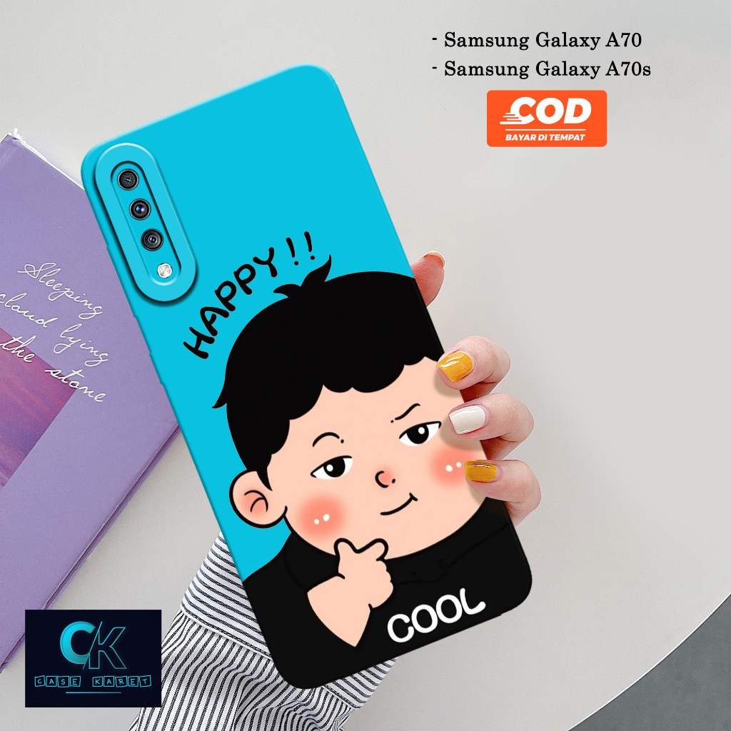 Case Samsung Galaxy A70 / A70s - Casing Kartun - Softcase Candy Case Full Color 3D Silikon TPU