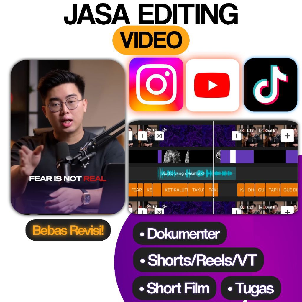 JASA EDIT VIDEO REELS/VT/SHORTS