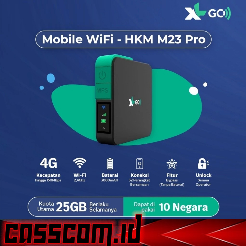 Modem HKM M23 XL Pro Mifi GO IZI 4G LTE ByPass Unlock All Operator