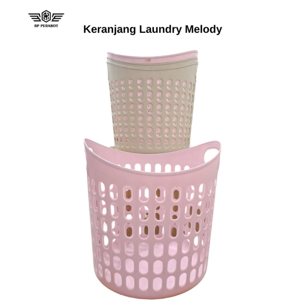 TAS MELODY - Keranjang plastik besar / Box / Keranjang Serbaguna Belanja Minimarket Laundry