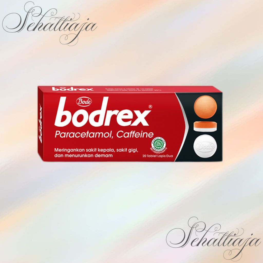 Bodrex Obat Sakit Kepala Sakit Gigi Nyeri Bodrex Tablet Bodrek