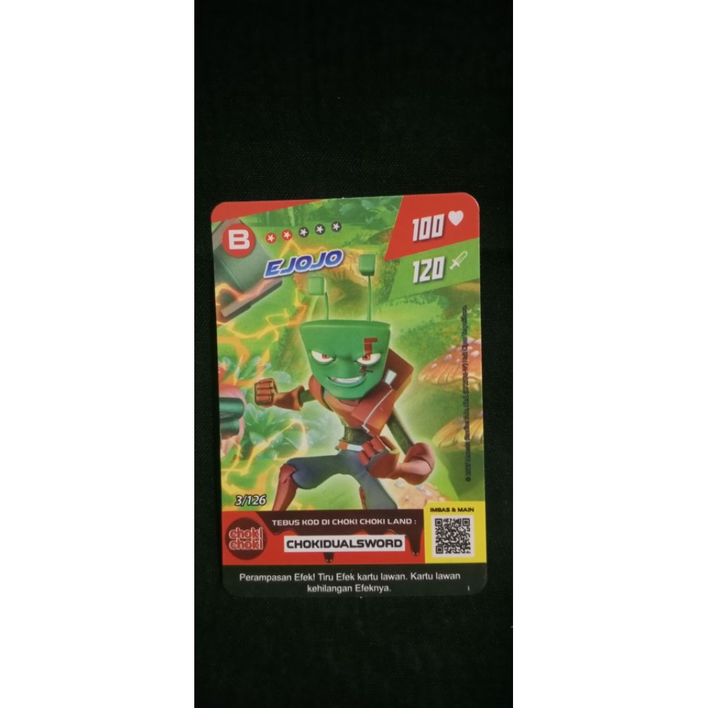 Kartu Boboiboy EJOJO